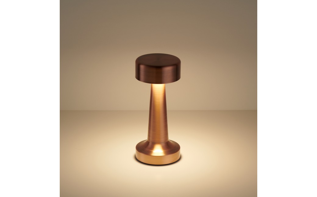  Step Into Design Lampa stołowa TAVOLO A LED dotykowa miedziana 21 cm ST-8127T/A COPPER