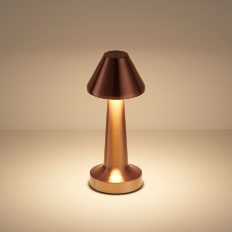  Step Into Design Lampa stołowa TAVOLO B LED dotykowa miedziana 22 cm ST-8127T/B COPPER