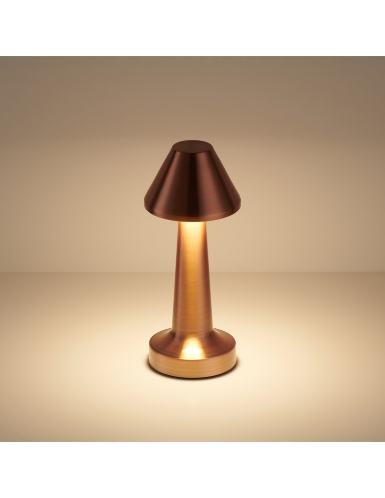 LED table lamps -  Step Into Design TAVOLO B LED touch copper table lamp 22 cm ST-8127T/B COPPER - product kolory-swiatla.pl 3