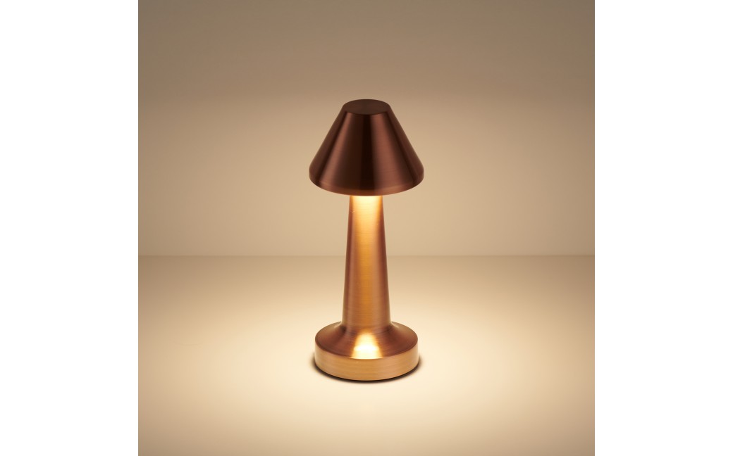  Step Into Design Lampa stołowa TAVOLO B LED dotykowa miedziana 22 cm ST-8127T/B COPPER