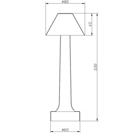  Step Into Design Lampa stołowa TAVOLO B LED dotykowa miedziana 22 cm ST-8127T/B COPPER