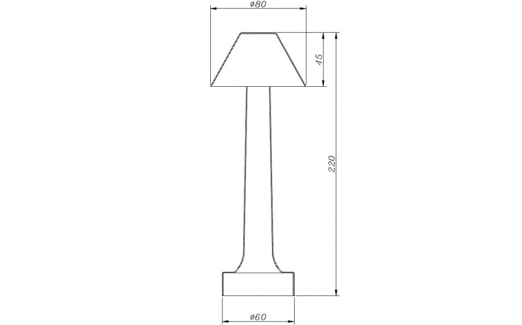  Step Into Design Lampa stołowa TAVOLO B LED dotykowa miedziana 22 cm ST-8127T/B COPPER