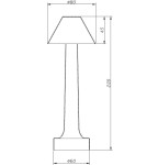 LED table lamps -  Step Into Design TAVOLO B LED table lamp touch gold 22 cm ST-8127T/B GOLD - product 5