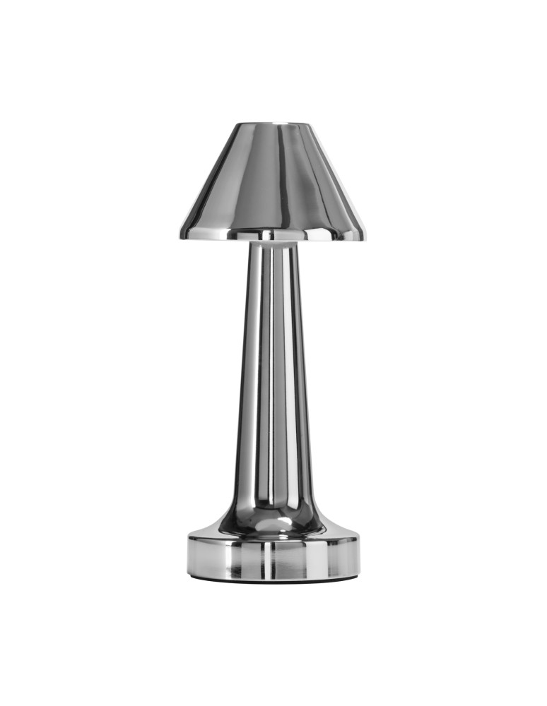 LED table lamps -  Step Into Design TAVOLO B LED touch silver table lamp 22 cm ST-8127T/B SILVER - product kolory-swiatla.pl 1