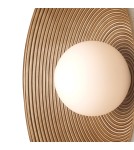 Designer wall lamps -  Step Into Design ILUSIONI beige 26 cm wall lamp ST-F059 COFFEE - product 2