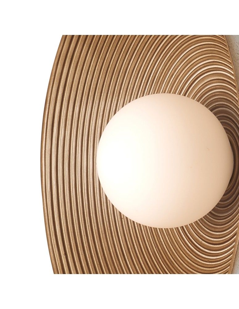 Designer wall lamps -  Step Into Design ILUSIONI beige 26 cm wall lamp ST-F059 COFFEE - product kolory-swiatla.pl 2
