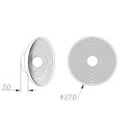 Designer wall lamps -  Step Into Design ILUSIONI wall lamp white 26 cm ST-F059 WHITE - product 9