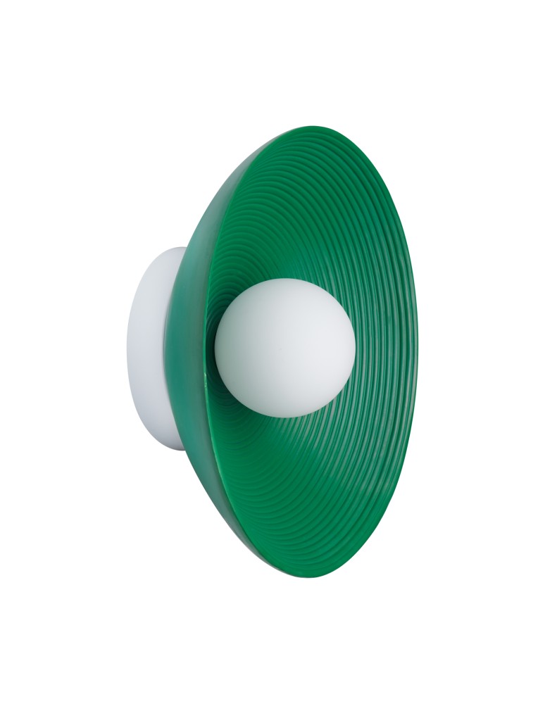Designer wall lamps -  Step Into Design ILUSIONI green 26 cm wall lamp ST-F059 GREEN - product kolory-swiatla.pl 3