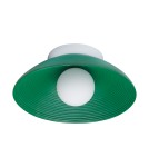 Designer wall lamps -  Step Into Design ILUSIONI green 26 cm wall lamp ST-F059 GREEN - product 4