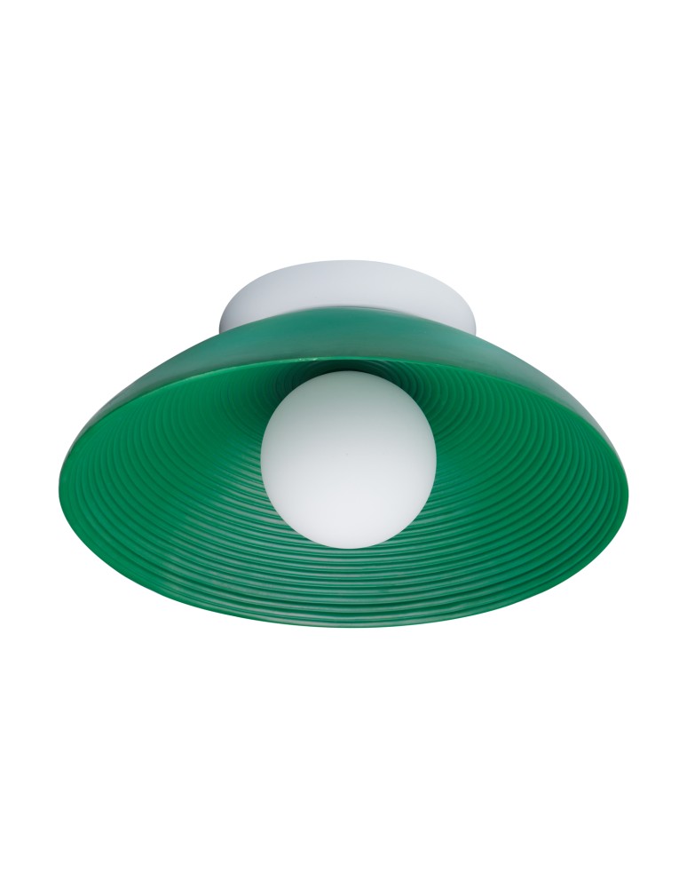 Designer wall lamps -  Step Into Design ILUSIONI green 26 cm wall lamp ST-F059 GREEN - product kolory-swiatla.pl 4