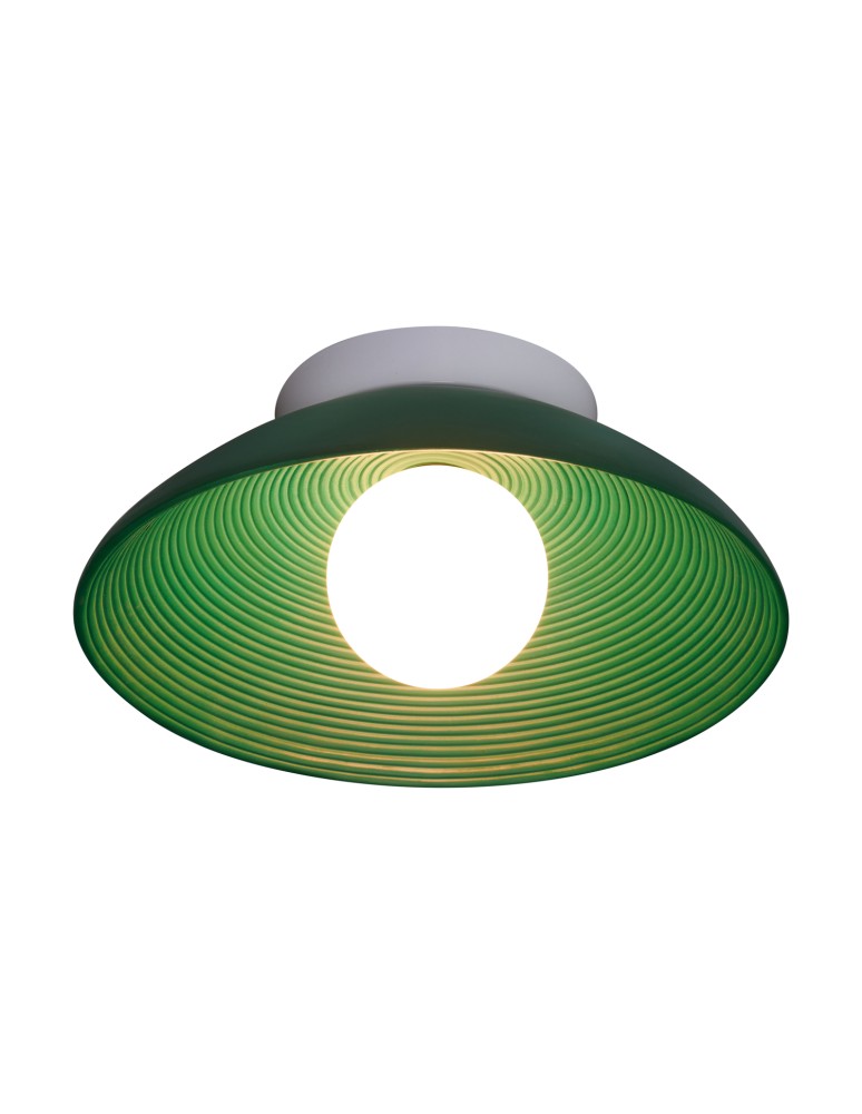 Designer wall lamps -  Step Into Design ILUSIONI green 26 cm wall lamp ST-F059 GREEN - product kolory-swiatla.pl 5
