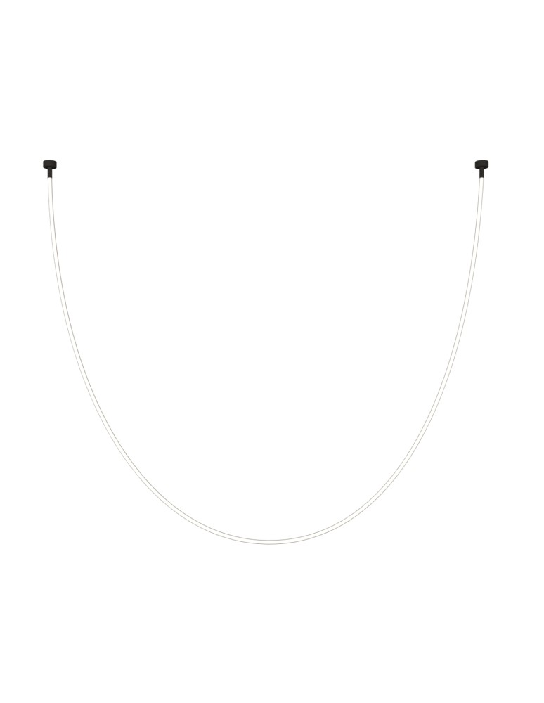 Designer pendant lamps -  Step Into Design SNAKE LED hose pendant lamp black 300 cm MD1021-3 black - product kolory-swiatla.pl 1