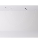 Designer pendant lamps -  Step Into Design SNAKE LED hose pendant lamp black 400 cm MD1021-4 black - product 2