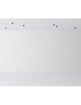  Step Into Design Lampa wisząca SNAKE LED wąż ledowy czarna 400 cm MD1021-4 black - produkt 2