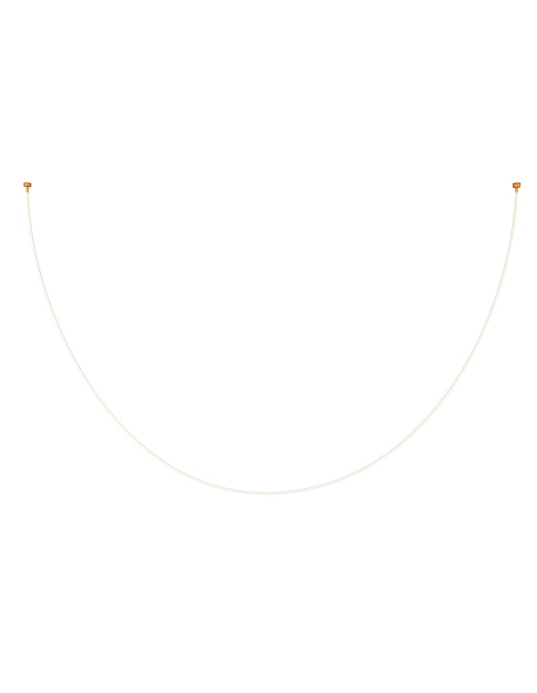 Designer pendant lamps -  Step Into Design SNAKE LED hose pendant lamp gold 500 cm MD1021-5 gold - product kolory-swiatla.pl 1