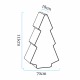  Step Into Design Lampa ogrodowa choinka X-MASS TREE L LED RGBW 16 kolorów 113 cm ES-CR022