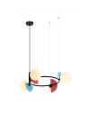 Italux Nauti Pendant 4xG9 25W Blue, orange, pink PND-37482-4R-MLTI