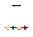 Multicolored pendant lamps - Italux Nauti Pendant 4xG9 25W Blue, orange, pink PND-37482-4-MLTI - product 1