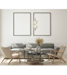 Single pendant lamps - Italux Lazie Pendant 2xLED 10W 1000 lm 3000K (Warm White) Brass, Transparent PND-29038-2-GD - product 2