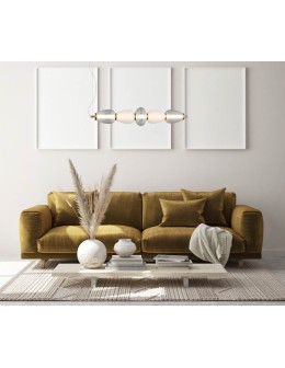 Italux Gastel Wisząca 1xLED 22W 1500 lm 3000K (Ciepła biel) Czarny, biały, przezroczysty PND-74937-5-BK - produkt 2