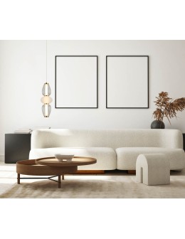 Italux Gastel Wisząca 1xLED 16W 1000 lm 3000K (Ciepła biel) Czarny, biały, przezroczysty PND-74937-3-BK - produkt 2