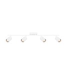 Adjustable ceiling lamps - spots - Italux Tris Spotlight/Spot 4xGU10 10W White Sandblasted SPL-46829-4-WH - product 1