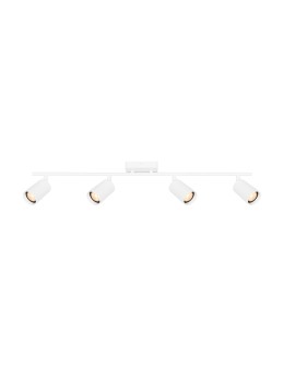 Italux Tris Spotlight/Spot 4xGU10 10W White Sandblasted SPL-46829-4-WH