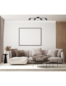 Italux Tris Reflektorek/Spot 4xGU10 10W Czarny piaskowany SPL-46829-4-BK - produkt 2