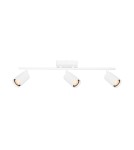 Adjustable ceiling lamps - spots - Italux Tris Spotlight/Spot 3xGU10 10W White Sandblasted SPL-46829-3-WH - product 1