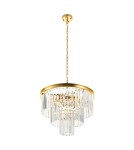 Glamour chandeliers -  Step Into Design SPLENDORE gold 50 cm pendant lamp DN915-50A - product 3