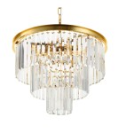 Glamour chandeliers -  Step Into Design SPLENDORE gold 50 cm pendant lamp DN915-50A - product 1