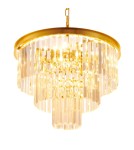 Glamour chandeliers -  Step Into Design SPLENDORE gold 50 cm pendant lamp DN915-50A - product 2
