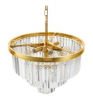 Glamour chandeliers -  Step Into Design SPLENDORE gold 50 cm pendant lamp DN915-50A - product 10
