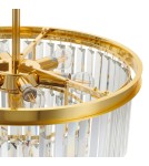 Glamour chandeliers -  Step Into Design SPLENDORE gold 50 cm pendant lamp DN915-50A - product 11