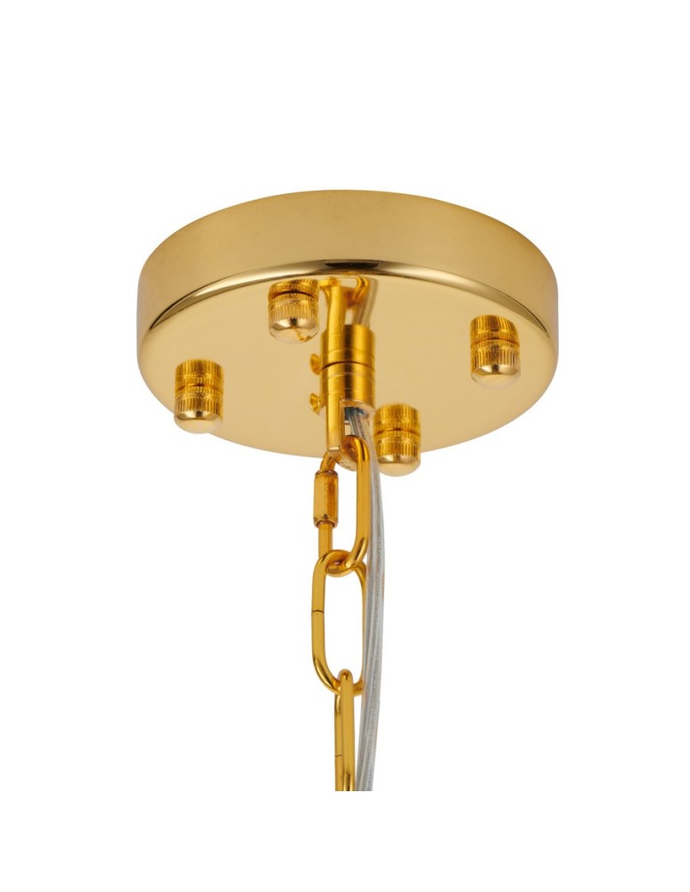 Glamour chandeliers -  Step Into Design SPLENDORE gold 50 cm pendant lamp DN915-50A - product kolory-swiatla.pl 13