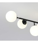 Pendant lamps spheres - Light Prestige Dorado 8 pendant lamp black LP-002/8P BK 8xE14 black/white - product 5
