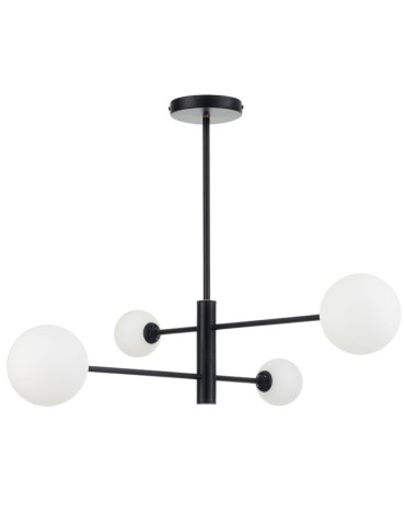 Light Prestige Dorado 4 pendant lamp black LP-002/4P BK 4xG9 black / white