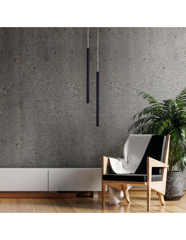 Pendant lamps - Light Prestige Lungo 1 black pendant lamp LP-894/1P BK 1xG9 black - product kolory-swiatla.pl 2
