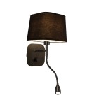 Wall lamps - Light Prestige Marbella wall lamp black E14 black LP-332/1W BK - product 1