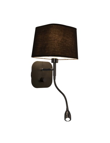 Light Prestige Marbella wall lamp black E14 black LP-332/1W BK
