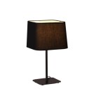 Table lamps with lampshade - Light Prestige Marbella desk lamp black E27 black LP-332/1T BK - product 1