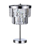 Glamour table lamps - Light Prestige Vetro desk lamp E14 transparent/silver LP-2910/1T - product 1