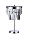 View Light Prestige Vetro desk lamp E14 transparent/silver LP-2910/1T