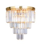 Ceiling lamps with crystals - Zuma Line AMEDEO 5xE14 Gold FC17106/4+1-GLD Ceiling Light. - product 1
