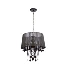 Glamour pendant lamps - Light Prestige Mona pendant lamp 5xE14 black LP-5005/5P black - product 1
