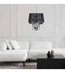 Glamour pendant lamps - Light Prestige Mona pendant lamp 5xE14 black LP-5005/5P black - product 3