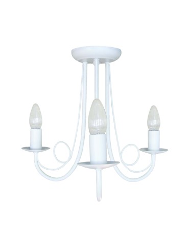 Light Prestige Pearl 3 pendant white 3xE14 white LP-020/3P white