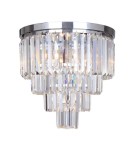 Ceiling lamps with crystals - Zuma Line AMEDEO 5xE14 Chrome FC17106/4+1-CHR Ceiling light. - product 1