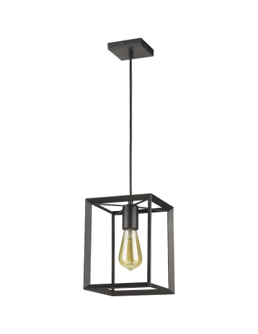 Light Prestige Napoli pendant black E27 black LP-4146/1P-BL