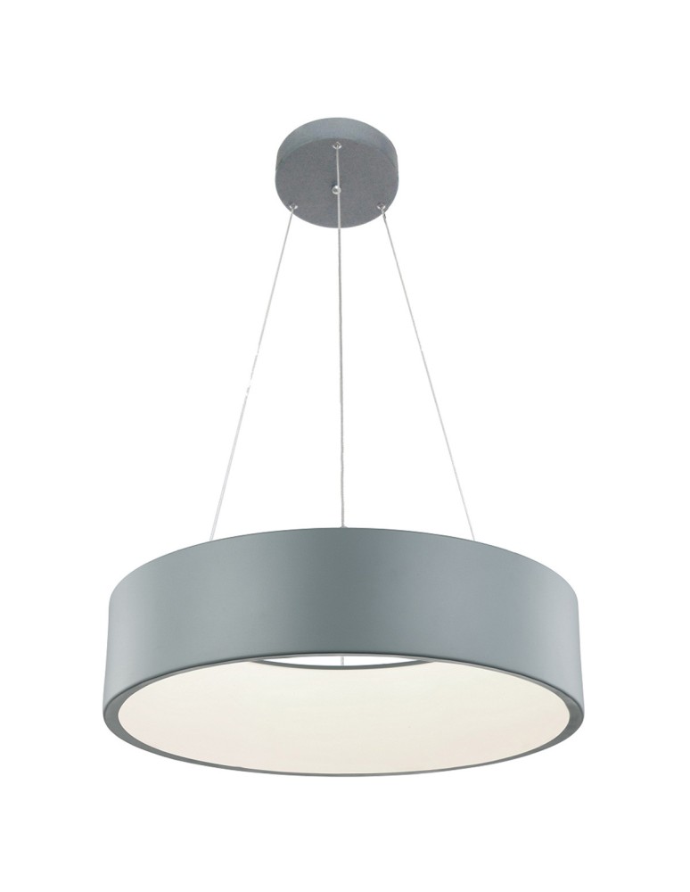 LED pendant lamps - Light Prestige Malaga pendant grey LED grey LP-622/1P GREY - product kolory-swiatla.pl 1